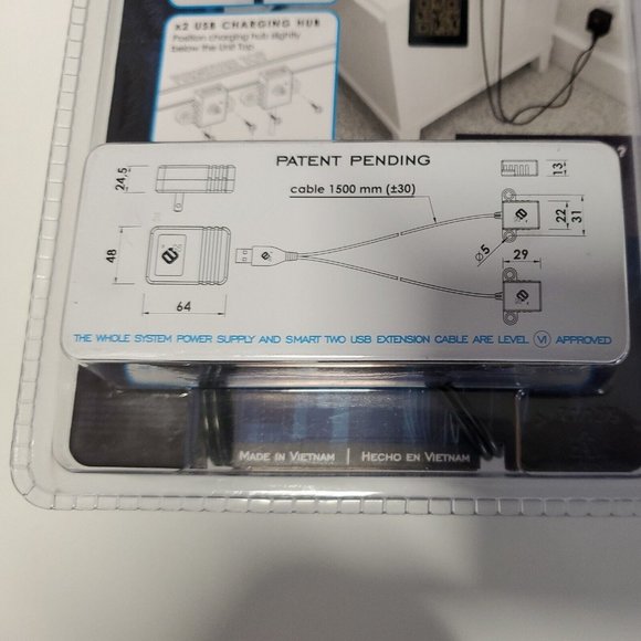 Intelligent Charging System: EZ Collection: 2-Port USB Charging Hub: New in Box - Picture 7 of 8